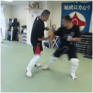 世界代表選手が出稽古に来ました。